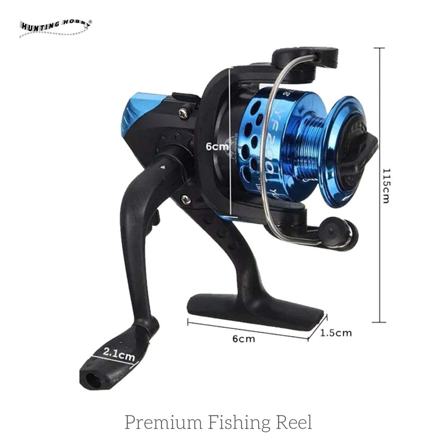 Hunting Hobby Fishing Rod, Reel, Accessories with Travelling Bag