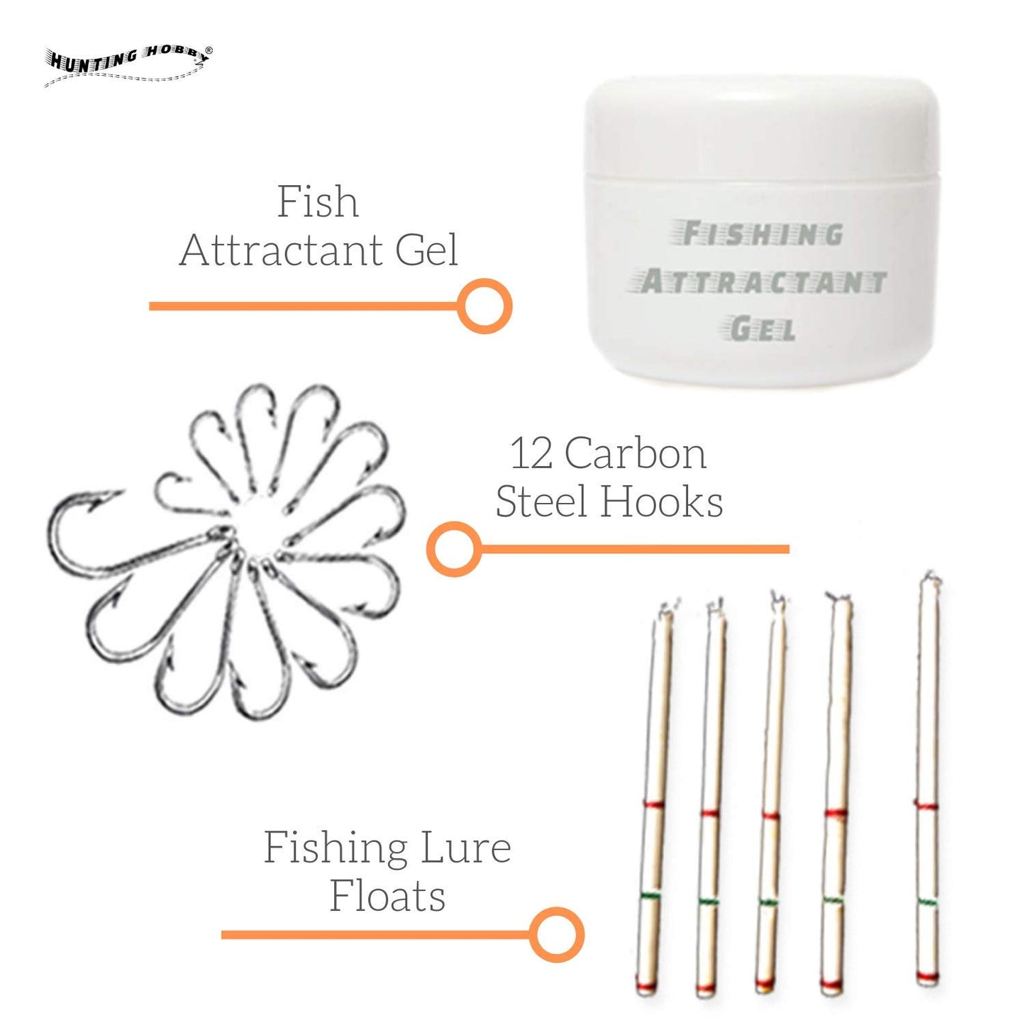 Hunting Hobby Fishing Rod, Reel, Accessories with Travelling Bag