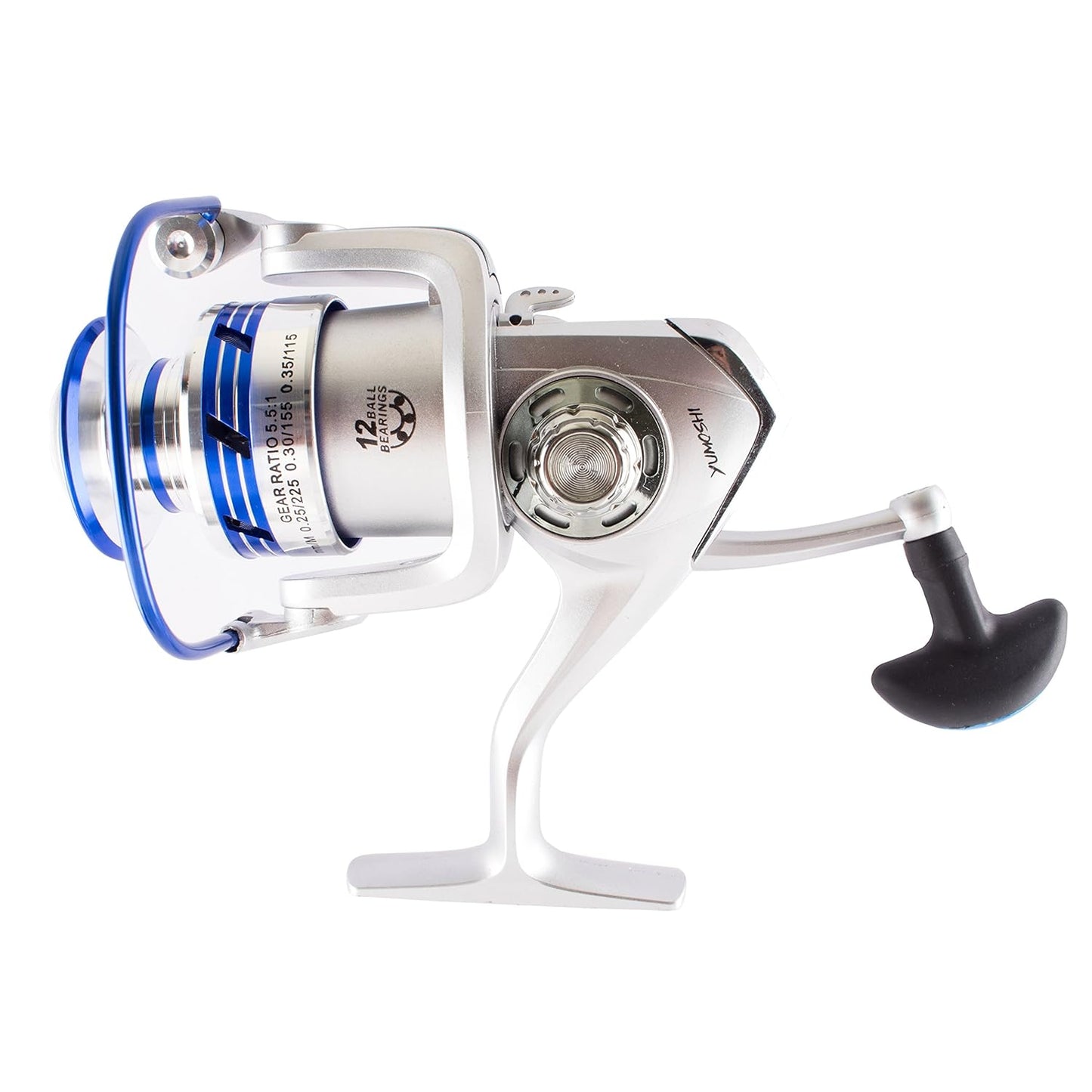 Hunting Hobby Fishing Spinning Reel with Exchangeable Handle AL4000,12BB