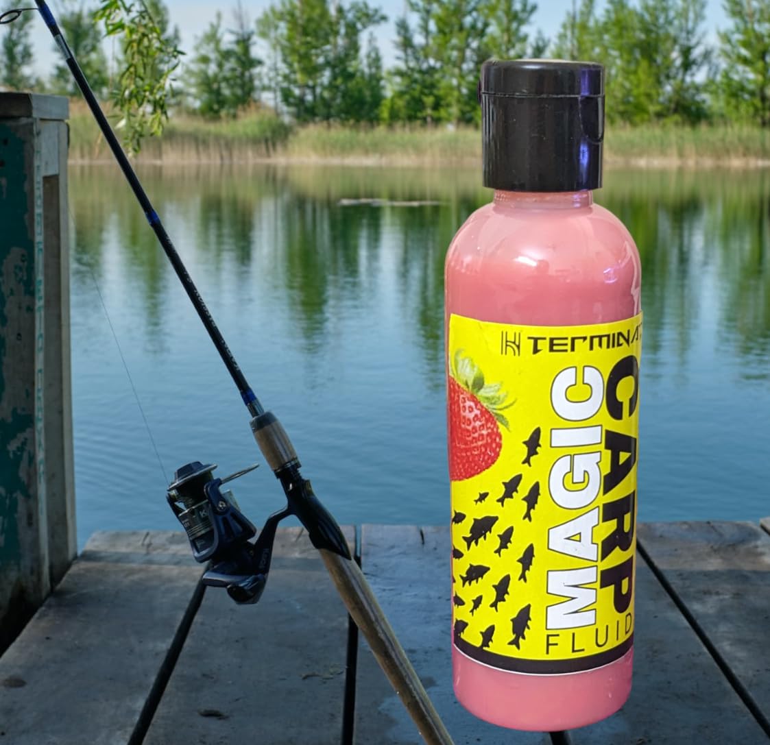 Magic CARP Fishing Bait, Attractant Additive Liquid, Fast Dissolving Portable Bait Attractant Fluid -100ML